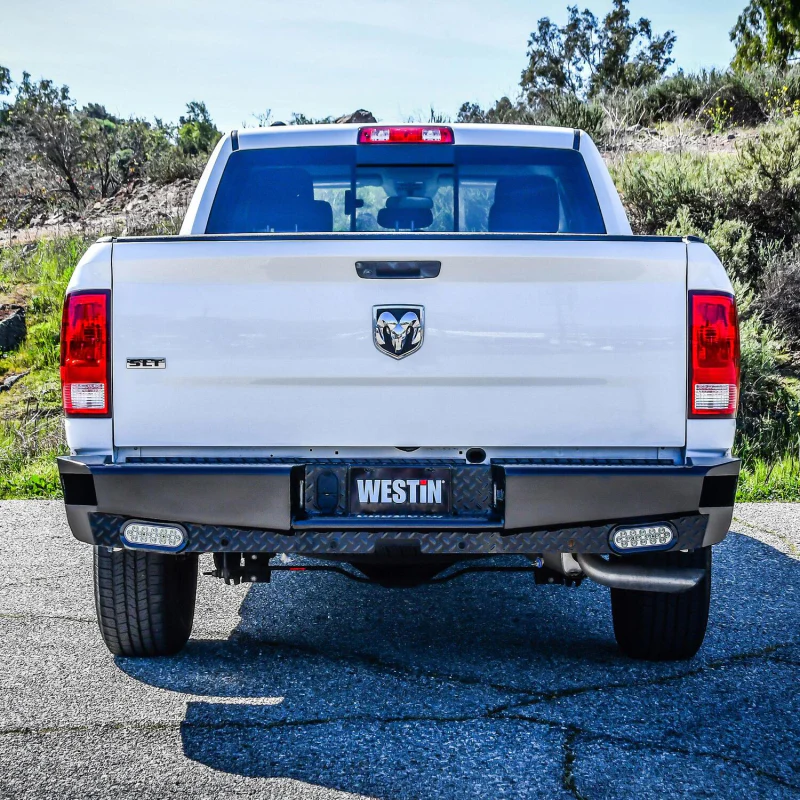Westin HDX Bandit Rear Bumper Steel Black Model 58-341175 - Image 4
