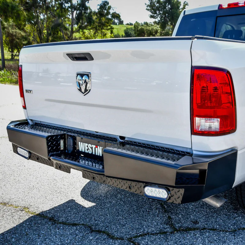Westin HDX Bandit Rear Bumper Steel Black Model 58-341175 - Image 7