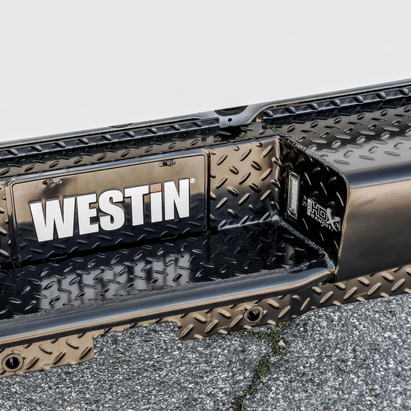 Westin HDX Bandit Rear Bumper Steel Black Model 58-341175 - Image 8