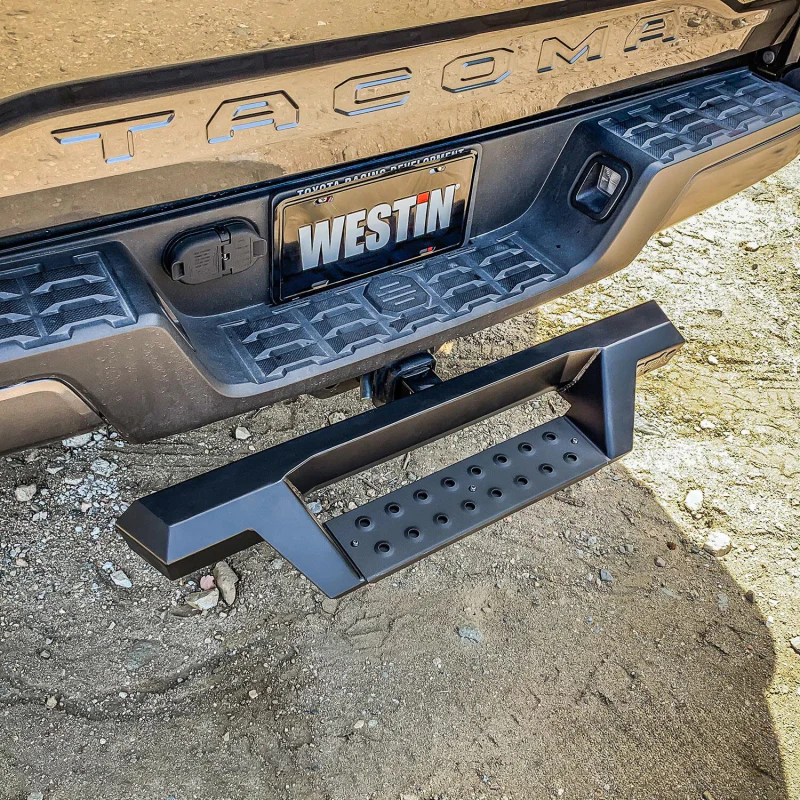 Westin HDX Drop Hitch Bed Step 34'' Step For 2'' Receiver Textured Black Hexagon Shape Model 56-10015 - Image 5