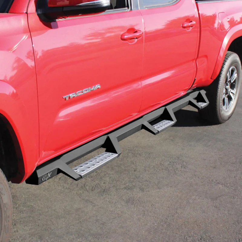 Westin HDX Drop Wheel to Wheel Side Steps Textured Black Stainless Steel For Double Cab Model 56-5341852 - Image 5