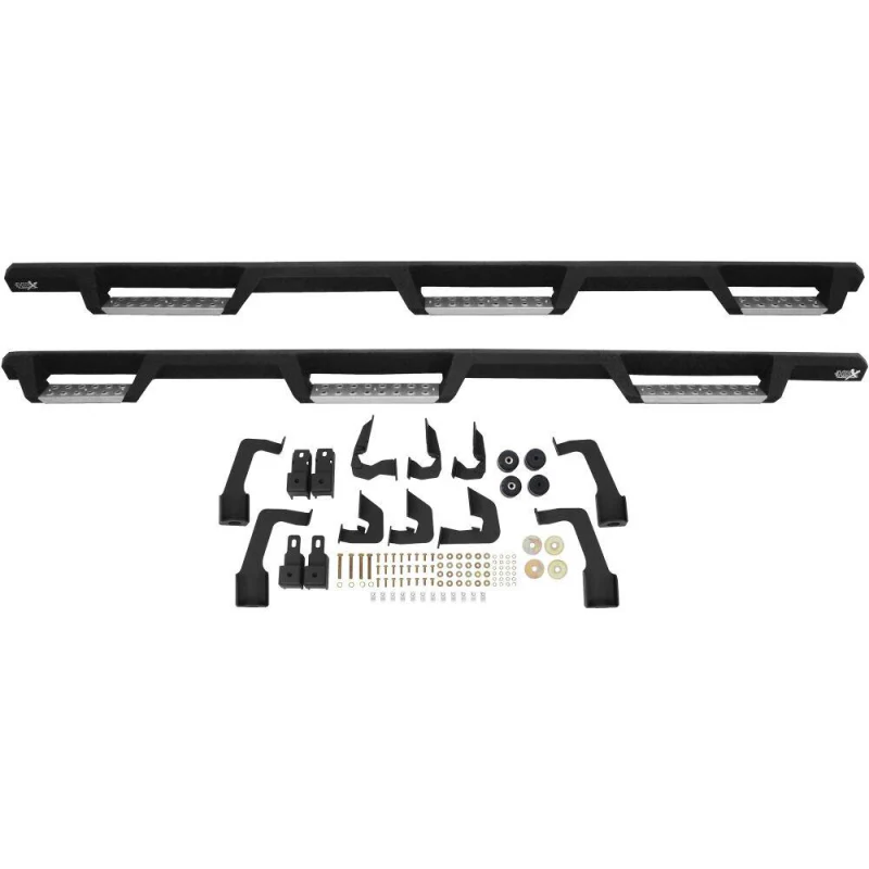 Westin HDX Drop Wheel to Wheel Side Steps Textured Black Stainless Steel For Double Cab Model 56-5345952 - Image 5