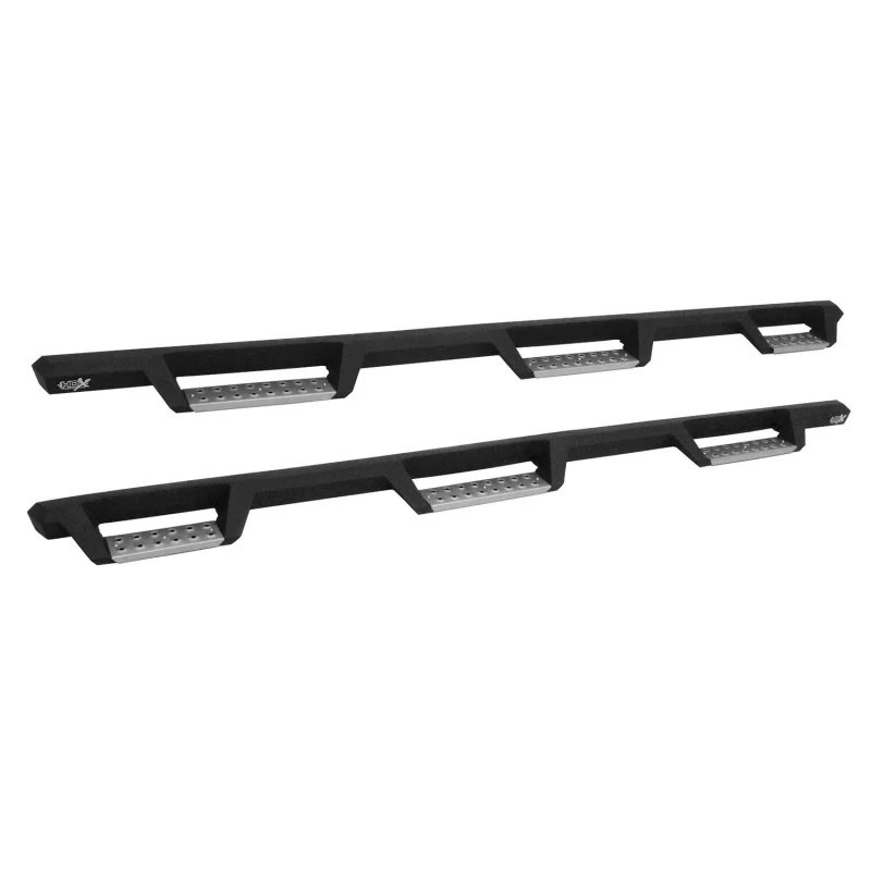Westin HDX Drop Wheel to Wheel Side Steps Textured Black Stainless Steel For Double Cab Model 56-5347152