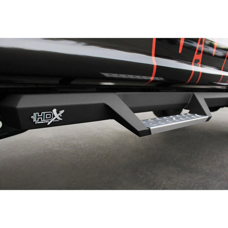 Westin HDX Drop Wheel to Wheel Side Steps Textured Black Stainless Steel Model 56-5340252 - Image 6