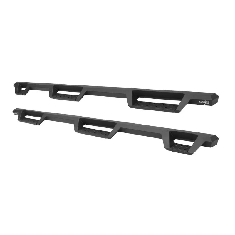 Westin HDX Drop Wheel to Wheel Side Steps Textured Black Steel For Double Cab Model 56-534185 - Image 2