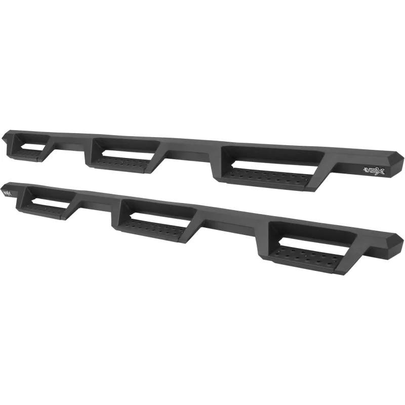 Westin HDX Drop Wheel to Wheel Side Steps Textured Black Steel For Double Cab Model 56-534595 - Image 2