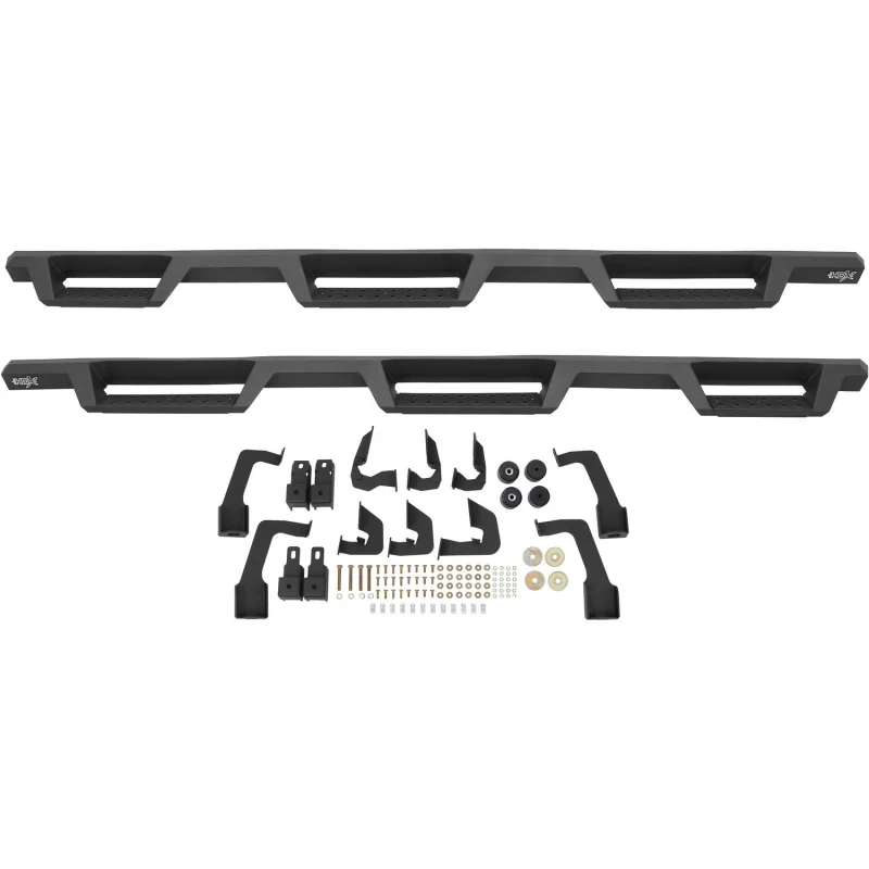 Westin HDX Drop Wheel to Wheel Side Steps Textured Black Steel For Double Cab Model 56-534595 - Image 6