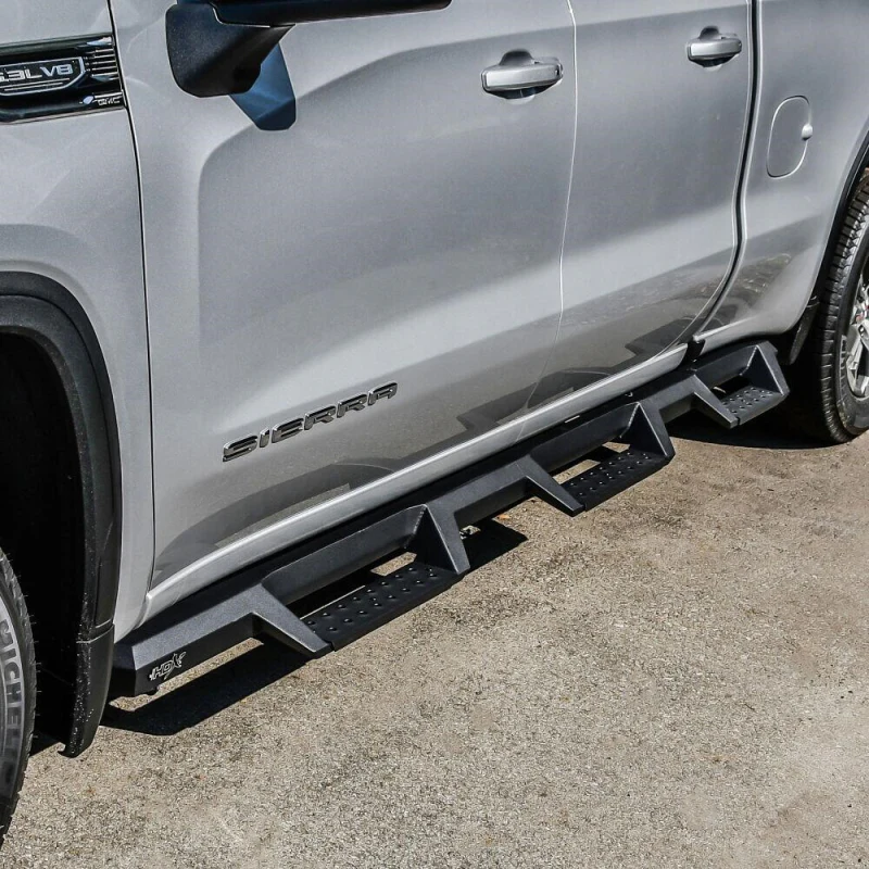 Westin HDX Drop Wheel to Wheel Side Steps Textured Black Steel For Double Cab Model 56-534715 - Image 2