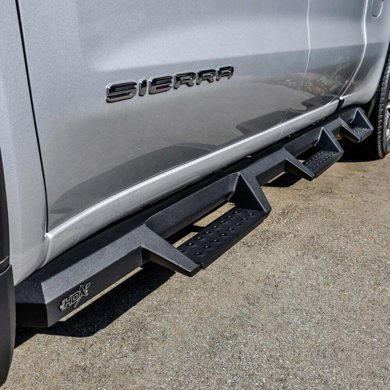 Westin HDX Drop Wheel to Wheel Side Steps Textured Black Steel For Double Cab Model 56-534715 - Image 3