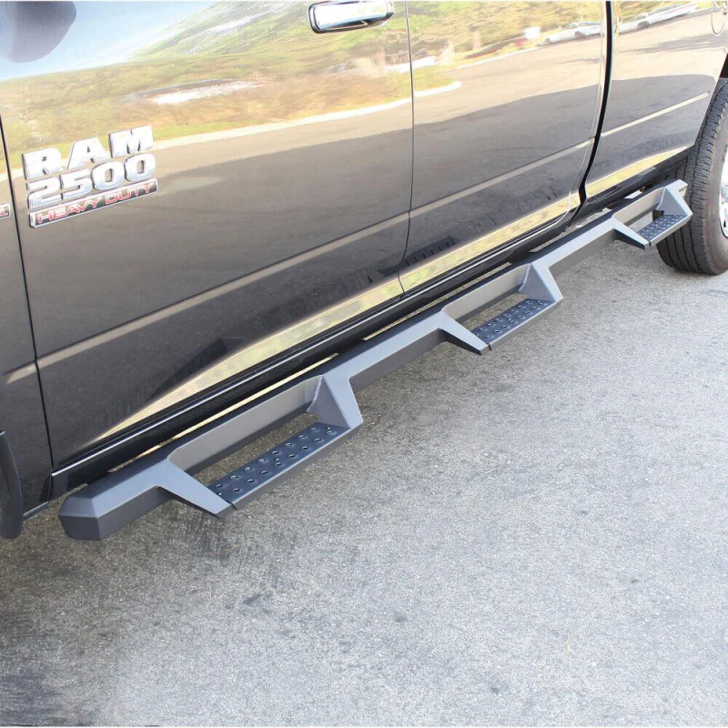 Westin HDX Drop Wheel to Wheel Side Steps Textured Black Steel Model 56-534335 - Image 4