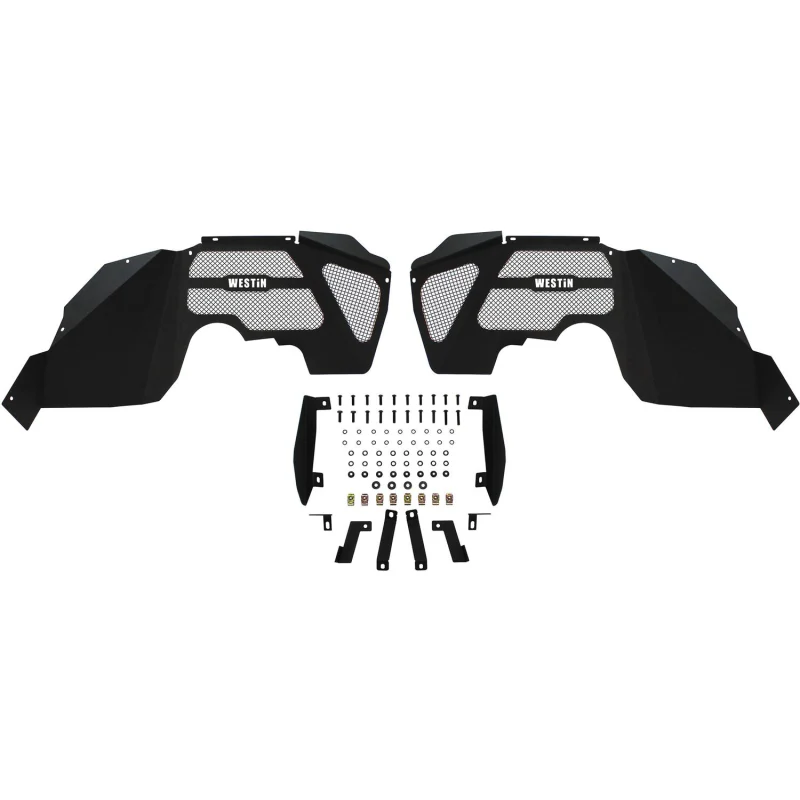 Westin Inner Fenders Front Pair Steel w/Textured Black Finish Model 62-11005 - Image 6