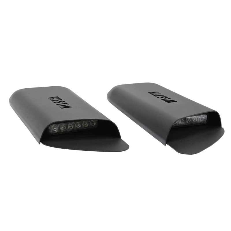 Westin LED Light Hood Scoops Textured Black Model 62-41115 - Image 2