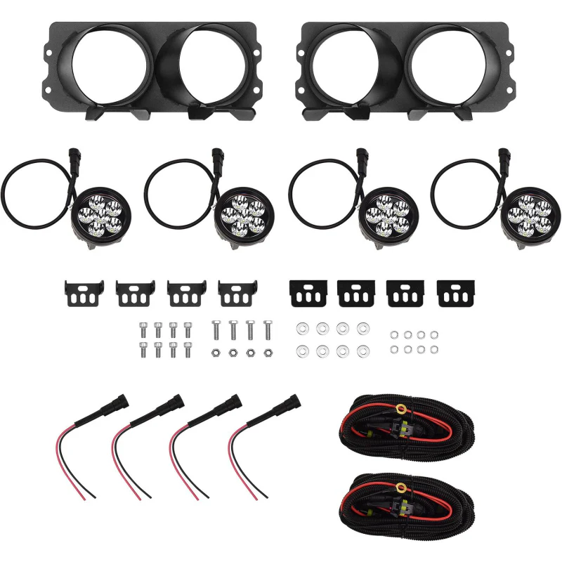 Westin Outlaw Bumper LED Light Kit Round For Outlaw Front Bumpers Model 58-9905 - Image 4