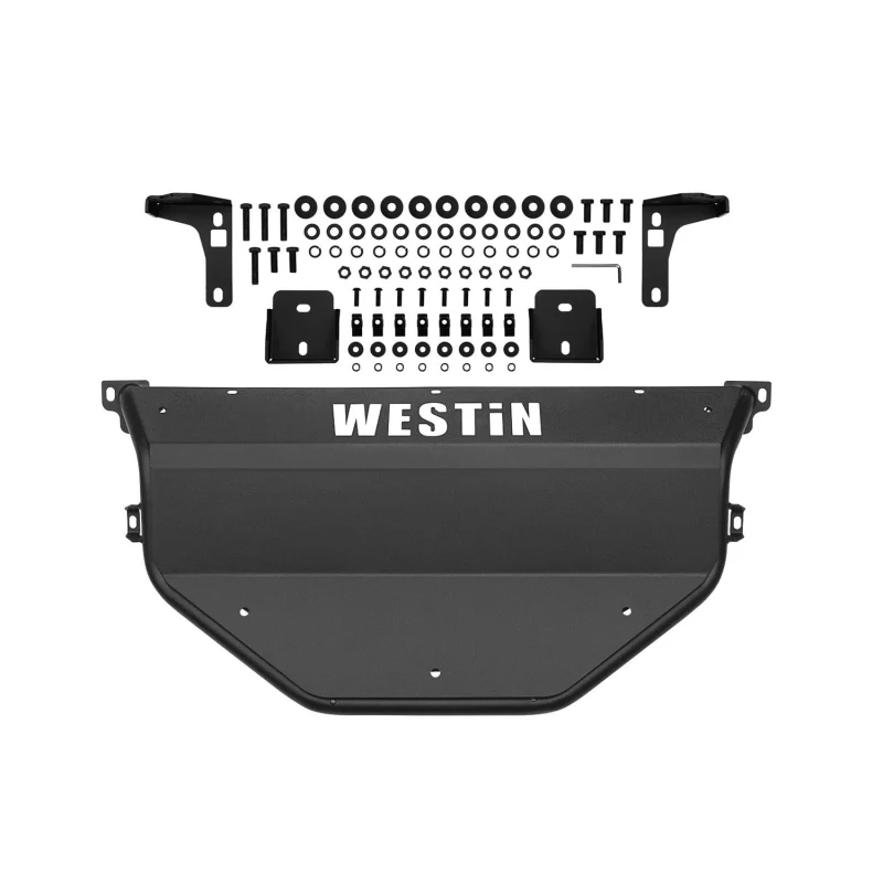 Westin Outlaw Bumper Skid Plate Textured Black Model 58-71025 - Image 5