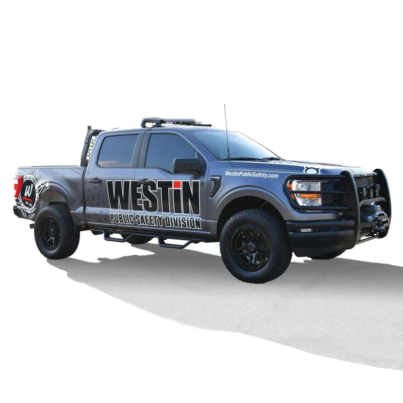 Westin Outlaw Drop Side Steps Textured Black Model 20-13945 - Image 2