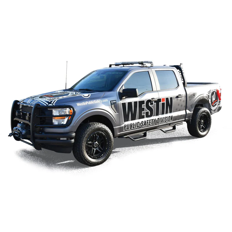 Westin Outlaw Drop Side Steps Textured Black Model 20-13945 - Image 4