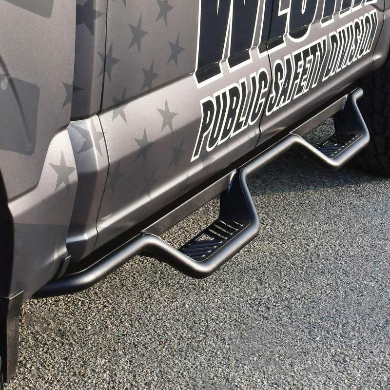 Westin Outlaw Drop Side Steps Textured Black Model 20-13945 - Image 6