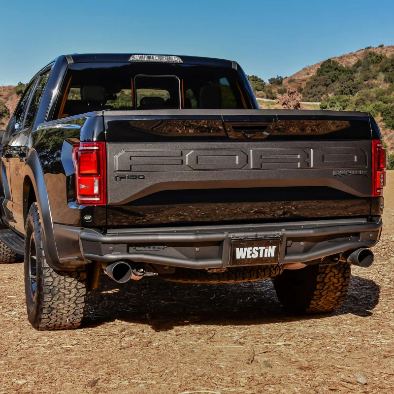 Westin Outlaw Rear Bumper Textured Black Model 58-82025 - Image 4