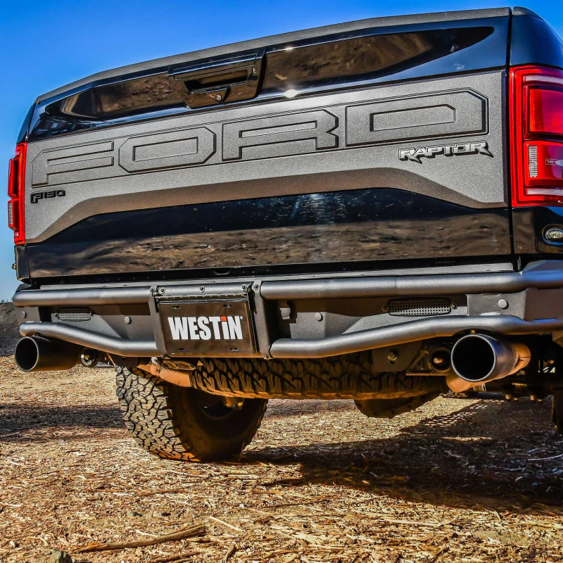 Westin Outlaw Rear Bumper Textured Black Model 58-82025 - Image 5