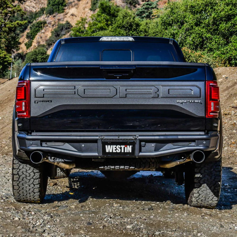 Westin Outlaw Rear Bumper Textured Black Model 58-82025 - Image 7