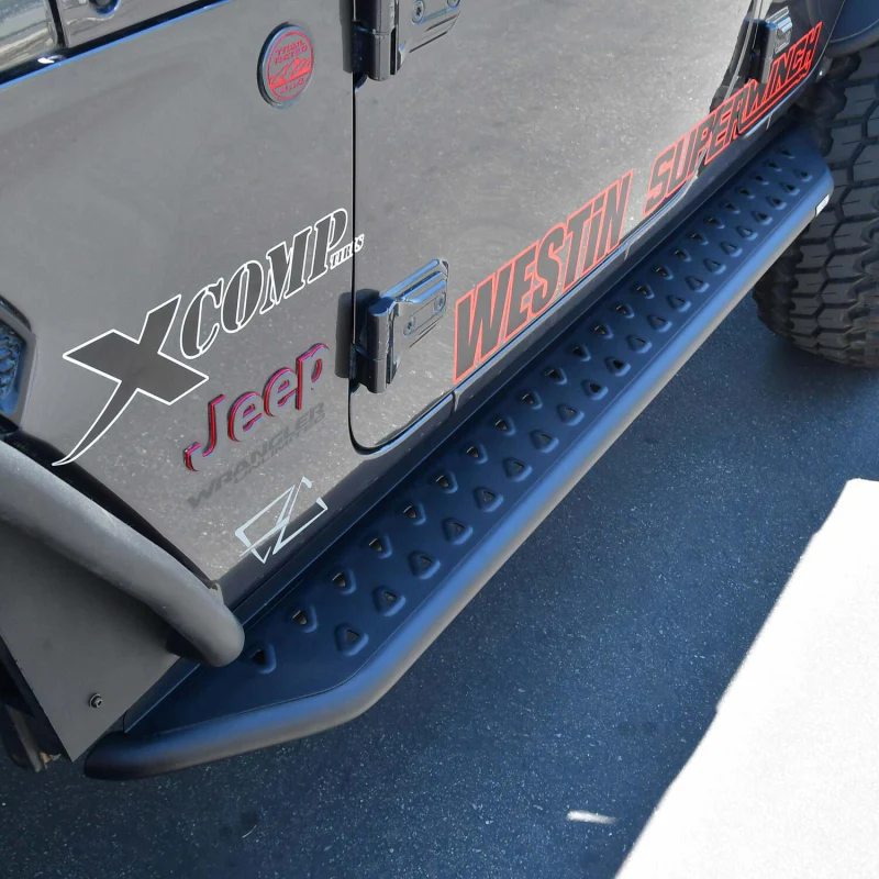 Westin Outlaw Running Boards Textured Black Model 28-34065 - Image 4