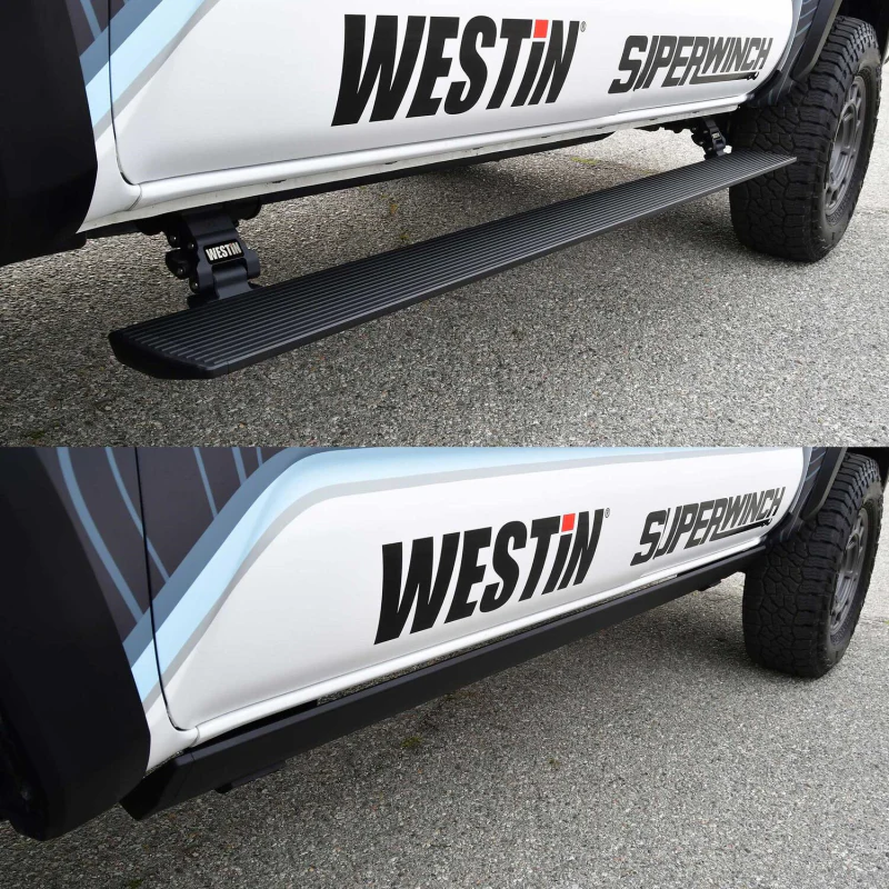 Westin Pro-e Electric Running Boards Textured Black Aluminum Model 29-22775 - Image 4