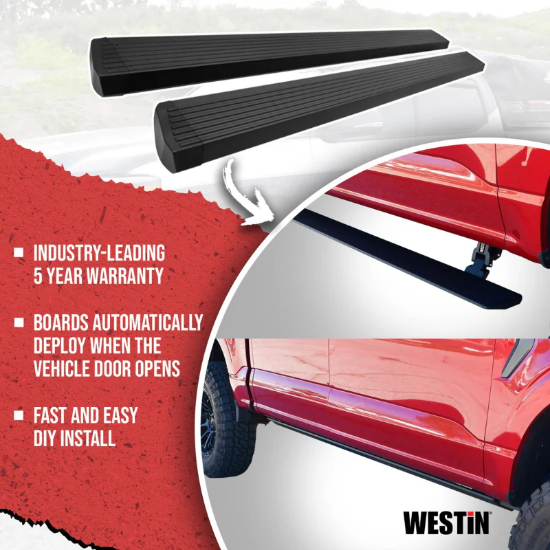 Westin Pro-e Electric Running Boards Textured Black Aluminum Model 29-23295 - Image 9