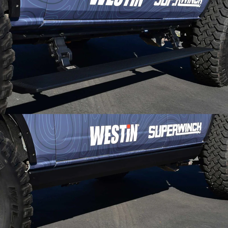 Westin Pro-e Electric Running Boards Textured Black Aluminum Model 29-24195 - Image 4