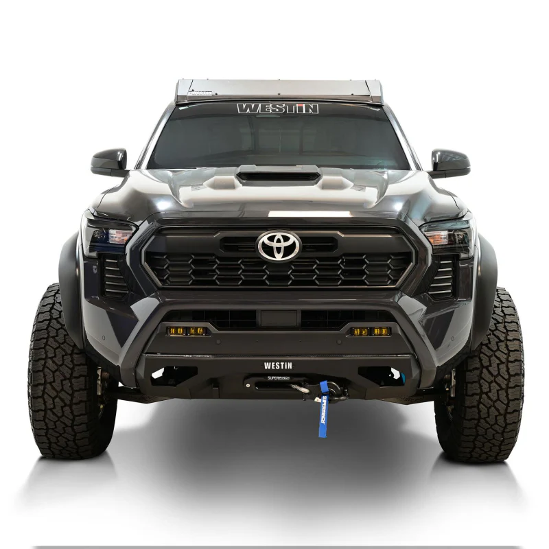 Westin Pro-Series Mid Width Front Bumper Textured Black Steel Model 58-412785 - Image 4