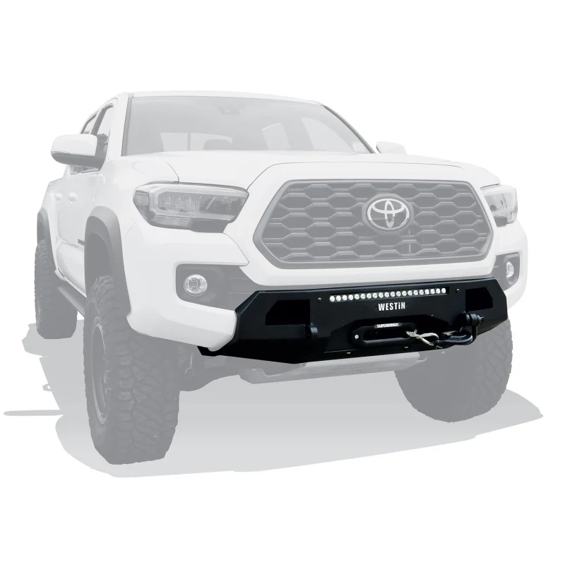 Westin Pro-Series Mid Width Winch Mount Front Bumper Textured Black Model 58-311045 - Image 5