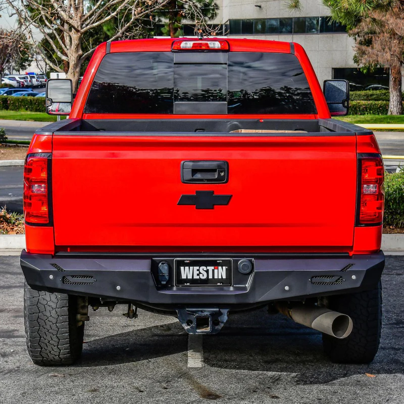 Westin Pro-Series Rear Bumper Textured Black Model 58-421005 - Image 8