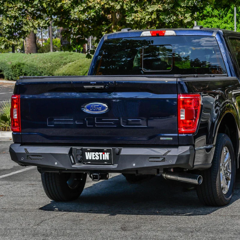 Westin Pro-Series Rear Bumper Textured Black Model 58-421015 - Image 5