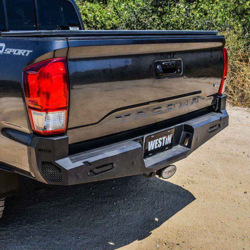 Westin Pro-Series Rear Bumper Textured Black Model 58-421045 - Image 7