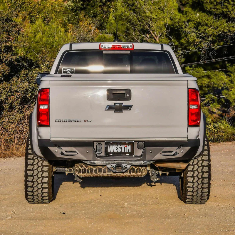 Westin Pro-Series Rear Bumper Textured Black Model 58-421055 - Image 4