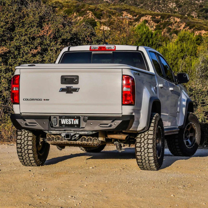 Westin Pro-Series Rear Bumper Textured Black Model 58-421055 - Image 6