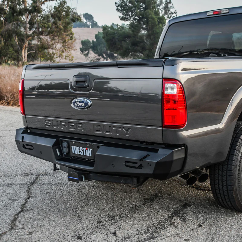 Westin Pro-Series Rear Bumper Textured Black Model 58-421205 - Image 6