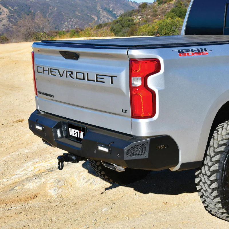 Westin Pro-Series Rear Bumper Textured Black Model 58-421215 - Image 7