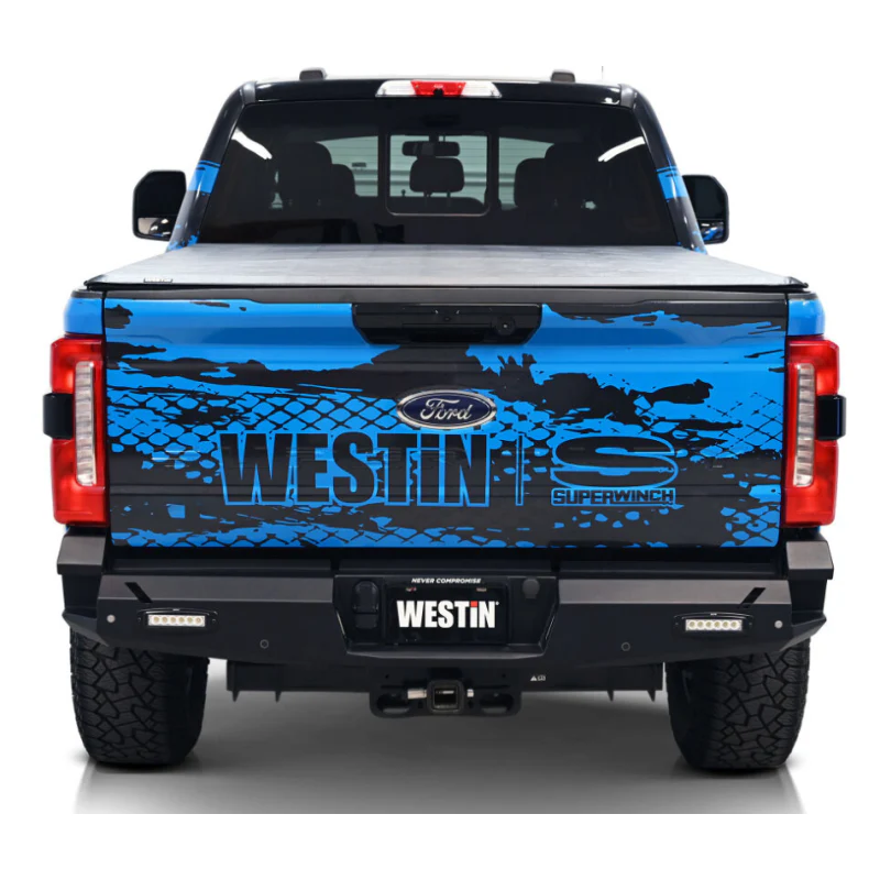 Westin Pro-Series Rear Bumper Textured Black Model 58-421275 - Image 3