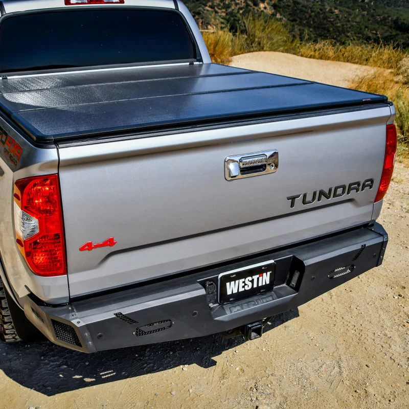 Westin Pro-Series Rear Bumper Textured Black Steel Model 58-421035 - Image 7