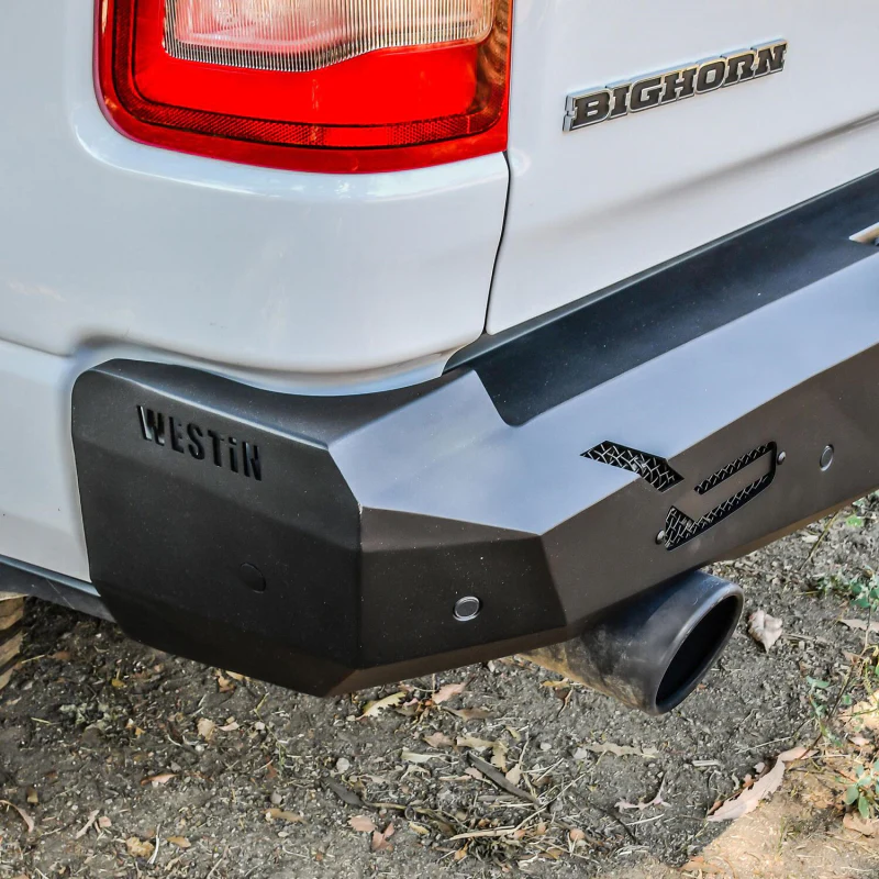 Westin Pro-Series Rear Bumper Textured Black Steel Model 58-421075 - Image 8