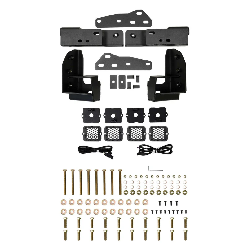 Westin Pro-Series Winch Mount Front Bumper Black Steel Model 58-411315 - Image 9