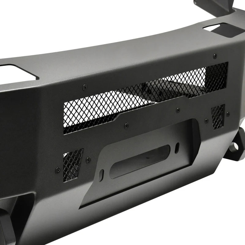 Westin Pro-Series Winch Mount Front Bumper Textured Black Steel Model 58-411005 - Image 6