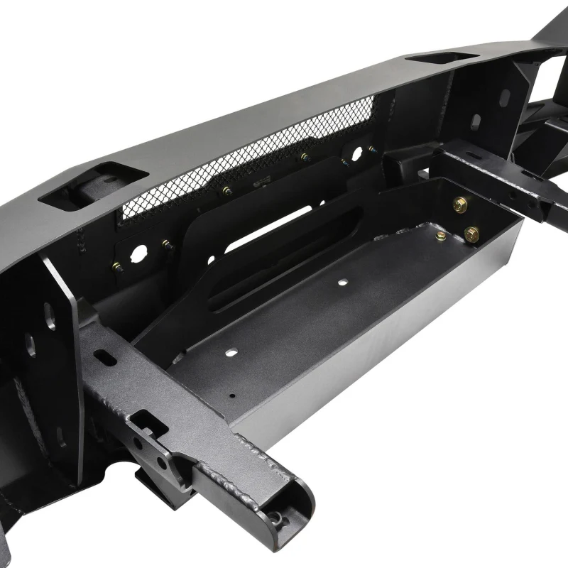 Westin Pro-Series Winch Mount Front Bumper Textured Black Steel Model 58-411005 - Image 9