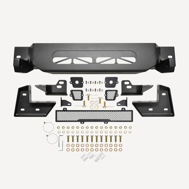 Westin Pro-Series Winch Mount Front Bumper Textured Black Steel Model 58-411035 - Image 10
