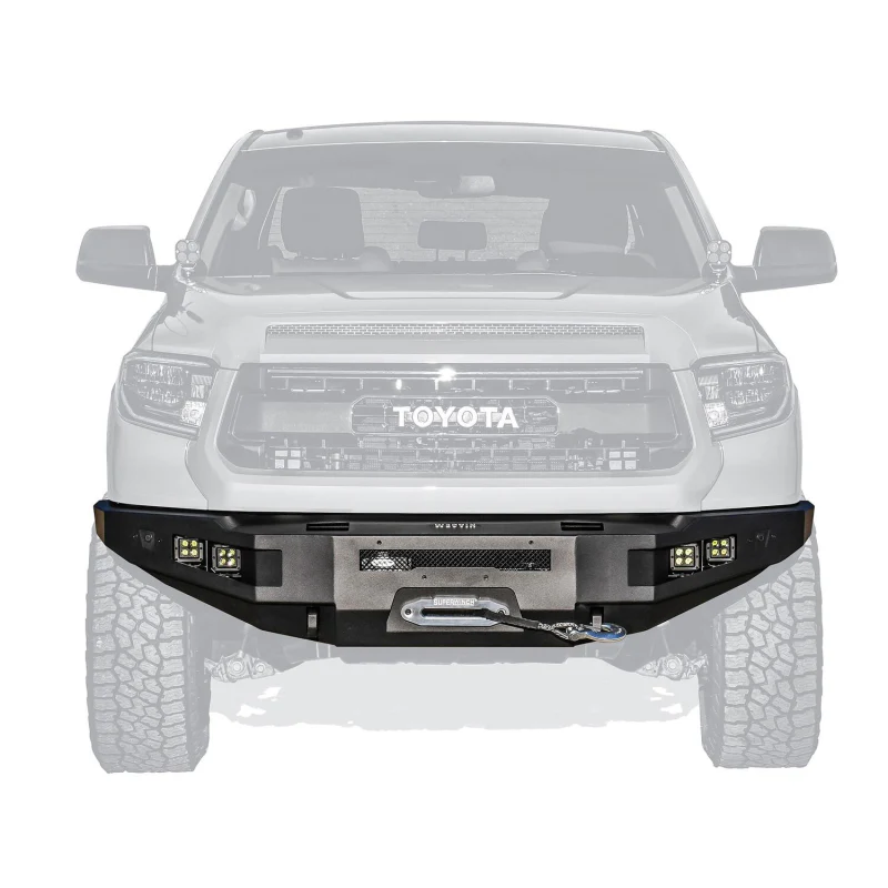 Westin Pro-Series Winch Mount Front Bumper Textured Black Steel Model 58-411035 - Image 4