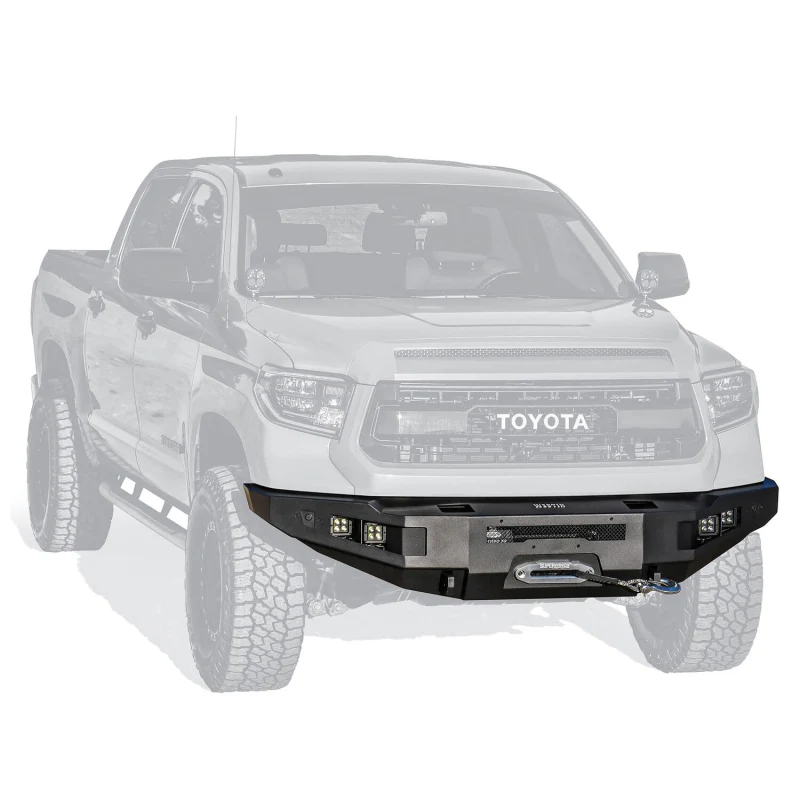 Westin Pro-Series Winch Mount Front Bumper Textured Black Steel Model 58-411035 - Image 5