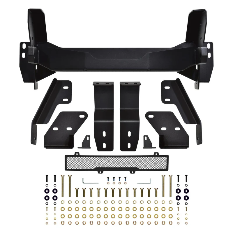 Westin Pro-Series Winch Mount Front Bumper Textured Black Steel Model 58-411045 - Image 10