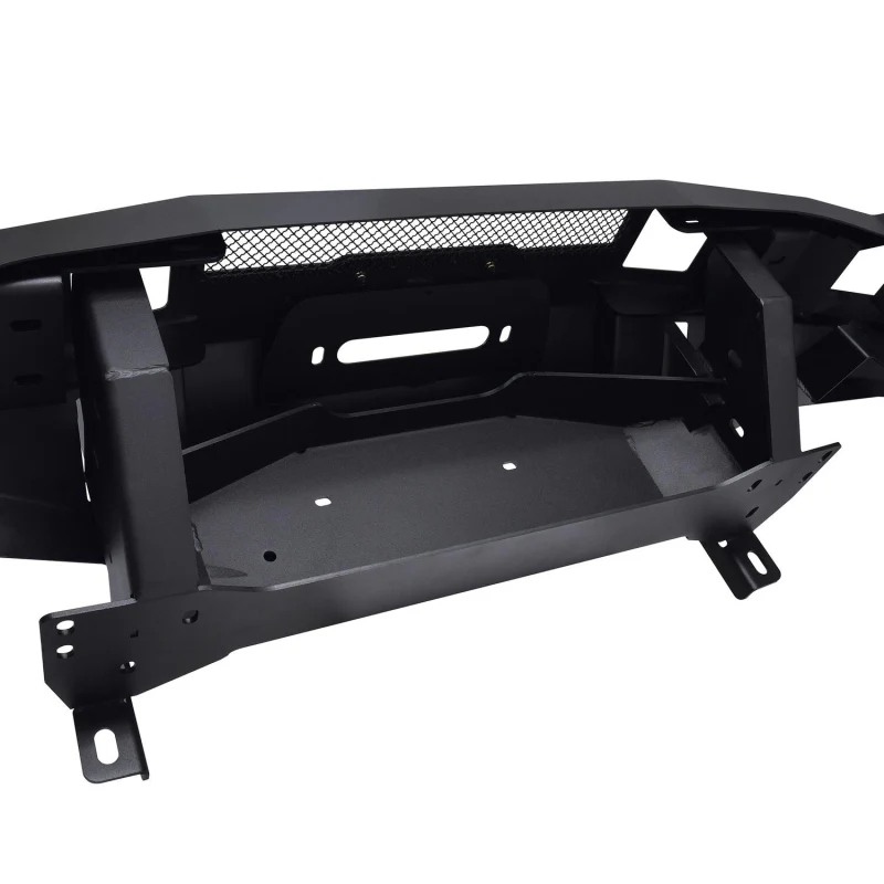 Westin Pro-Series Winch Mount Front Bumper Textured Black Steel Model 58-411045 - Image 12