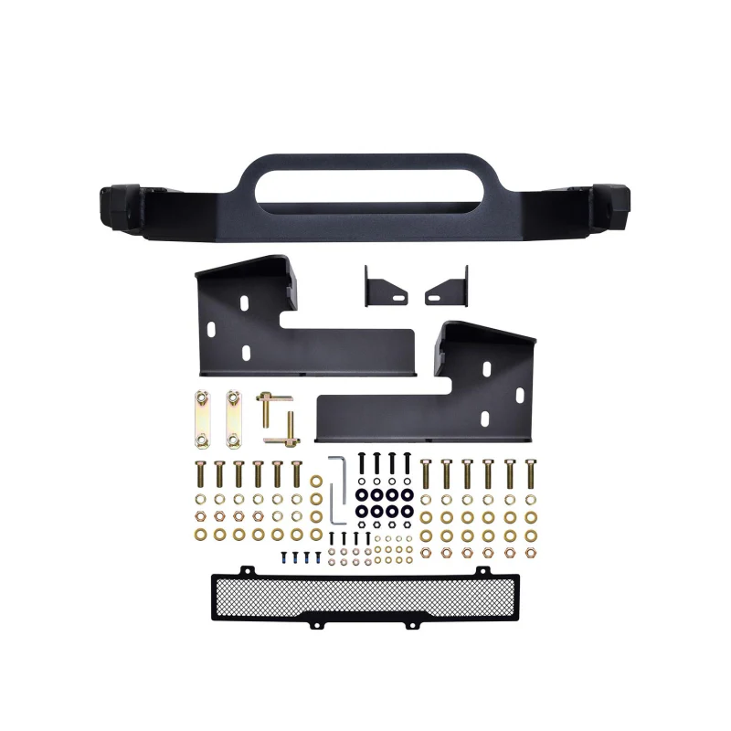 Westin Pro-Series Winch Mount Front Bumper Textured Black Steel Model 58-411065 - Image 5