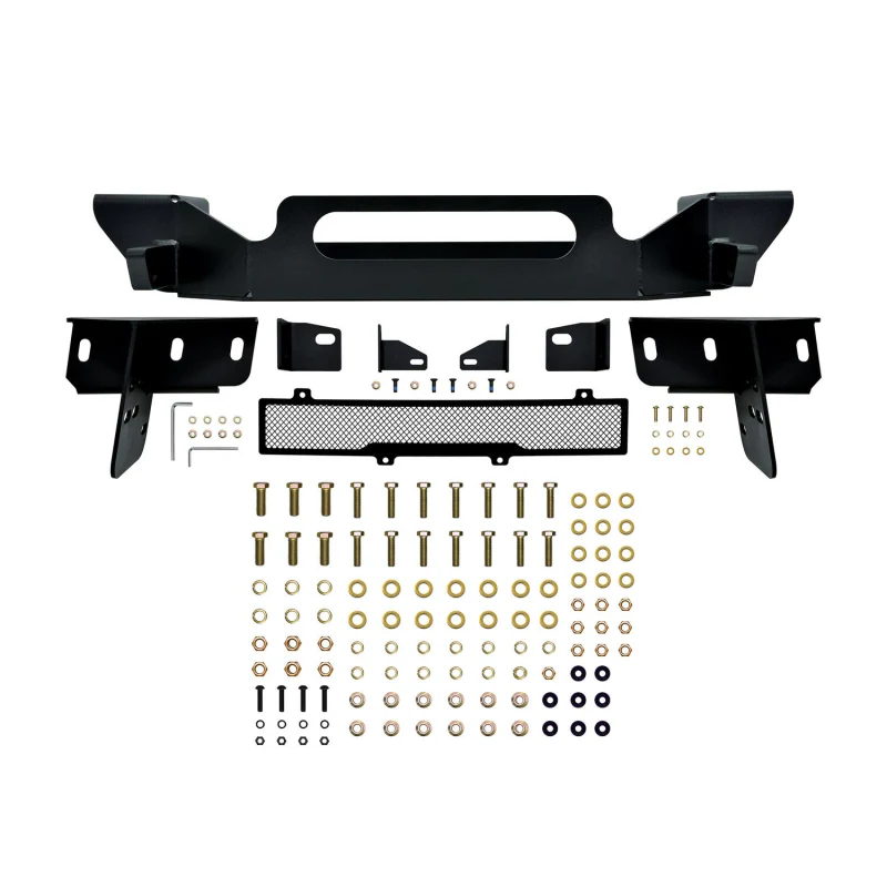 Westin Pro-Series Winch Mount Front Bumper Textured Black Steel Model 58-411175 - Image 8